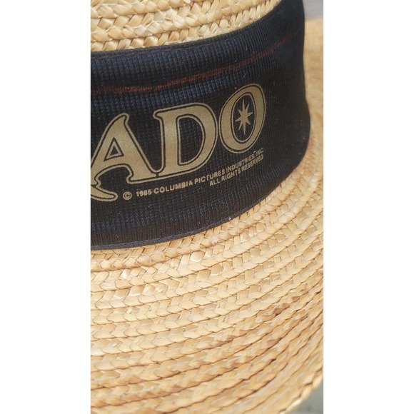 Vtg 1985 Silverado Movie Promo Straw Cowboy Hat - Picture 4 of 10